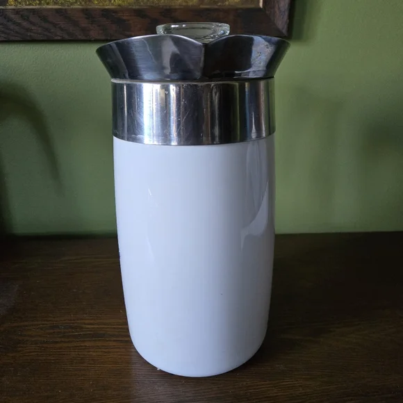 Vintage Corningware 10 Cup Blue Cornflower Percolater Coffee Pot Carafe - Picture 4 of 16